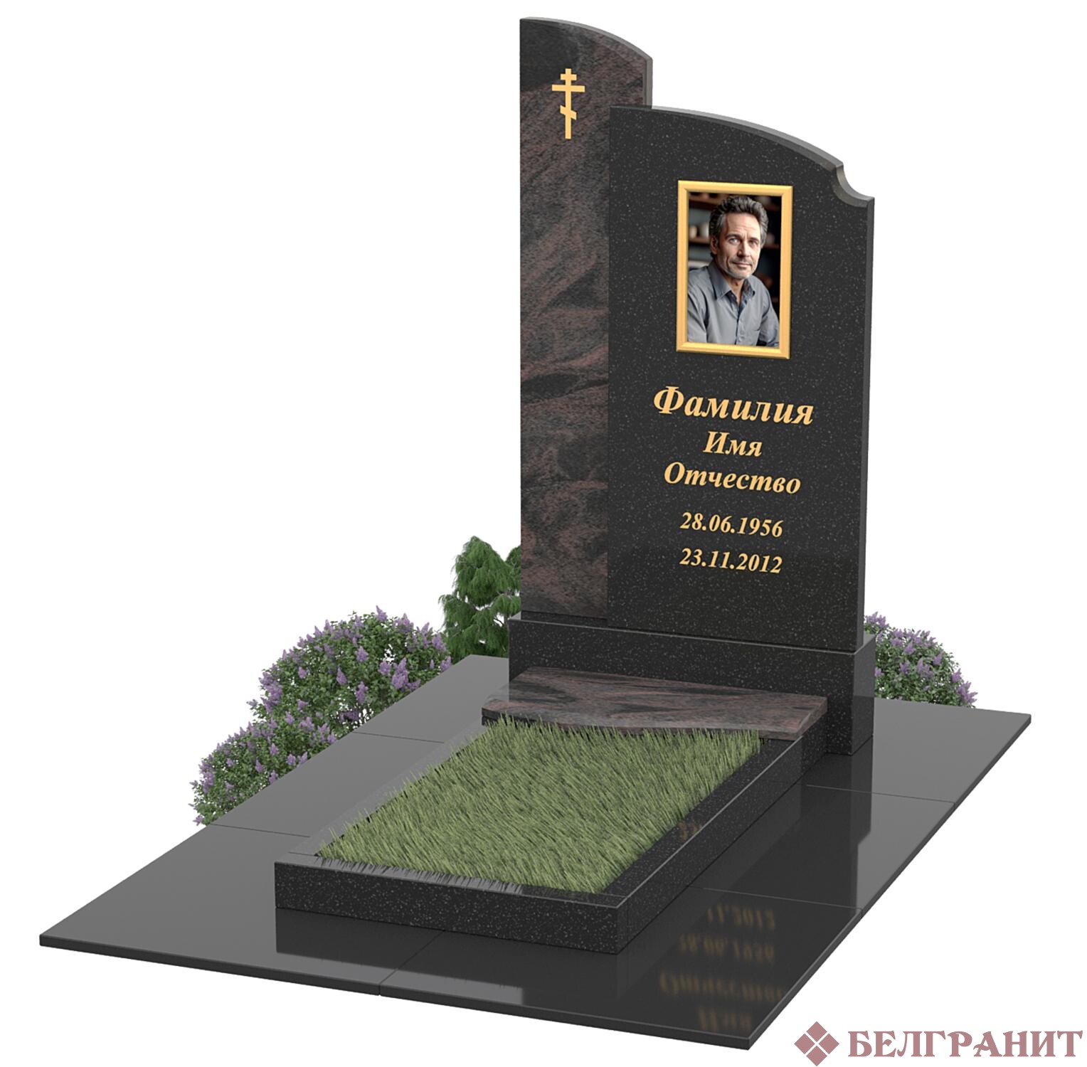 Комбинированный памятник К-22