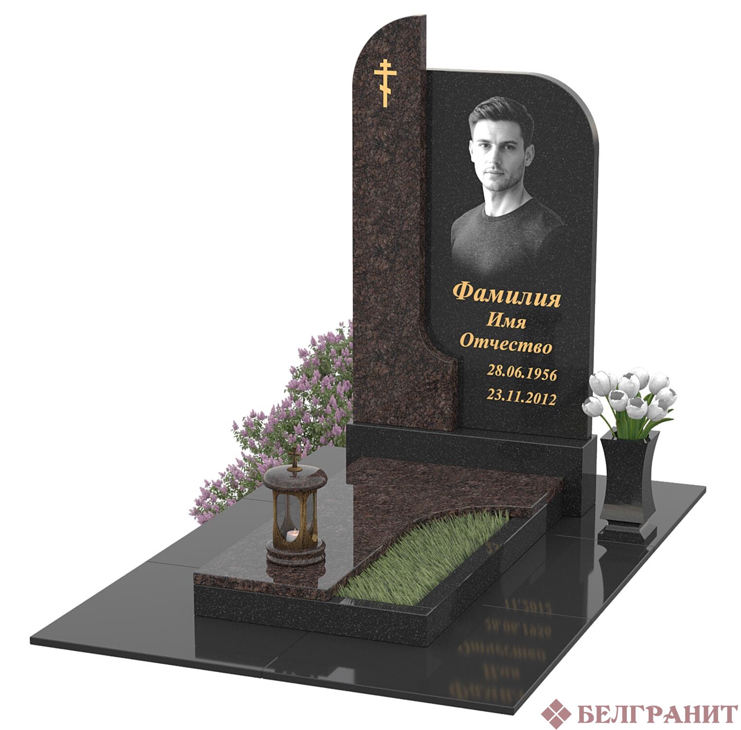 Комбинированный памятник К-23