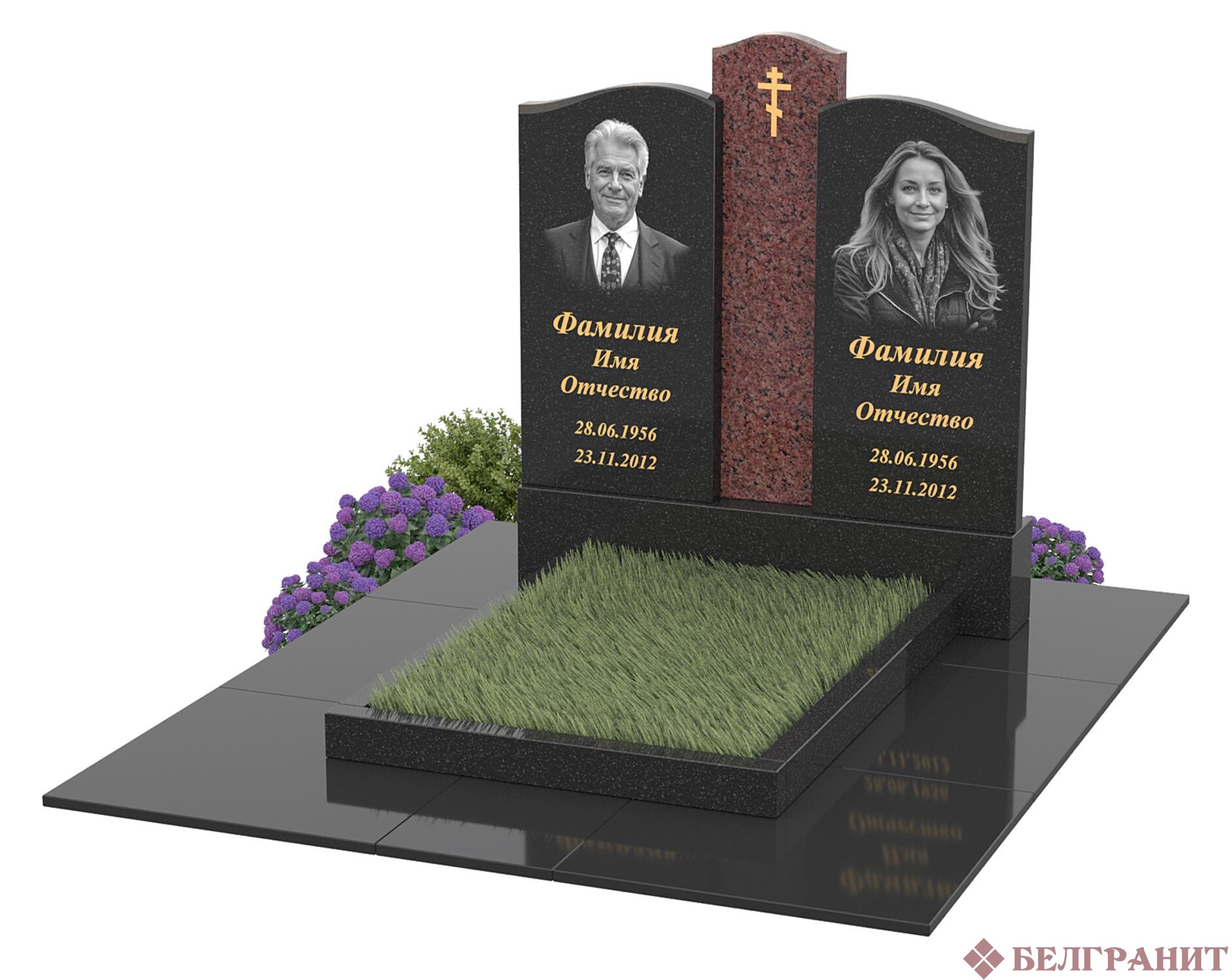 Комбинированный памятник К-60