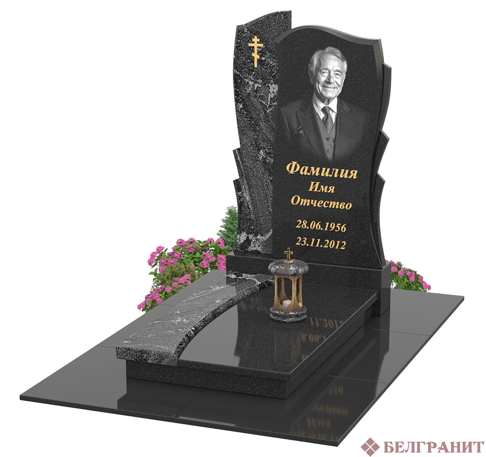 Комбинированный памятник К-64