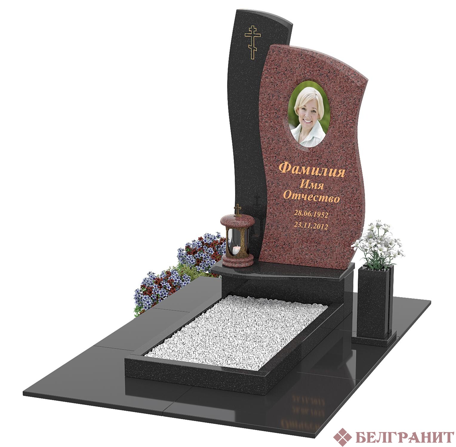 Комбинированный памятник К-9